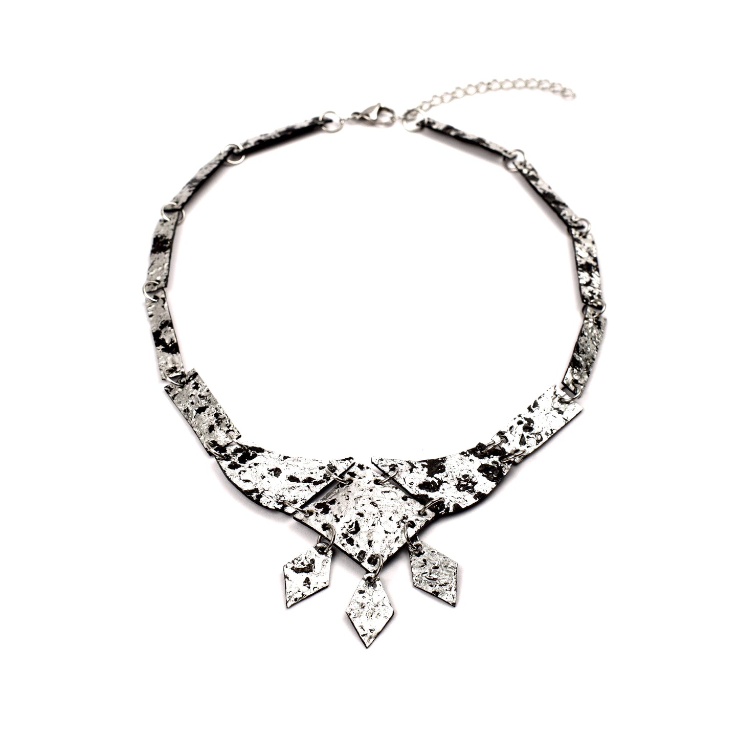 THE EMPRESS NECKLACE & EARRINGS SET • SILVER
