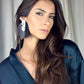 NALA EARRINGS - 2 IN 1 • SILVER
