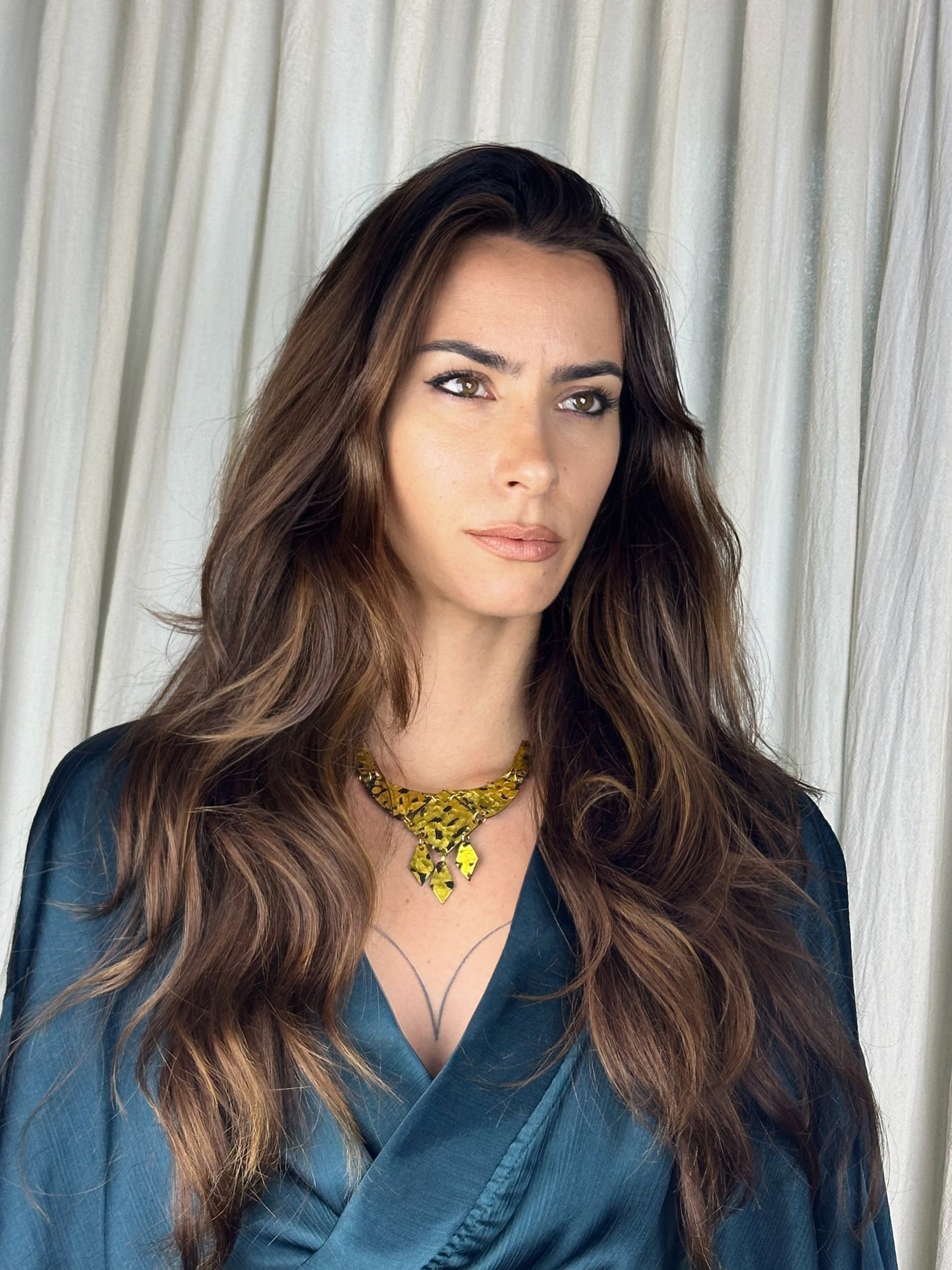 THE EMPRESS NECKLACE & EARRINGS SET • GOLD